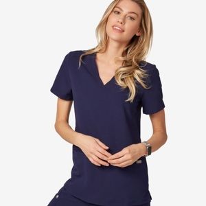 2 Figs Casma navy scrub tops